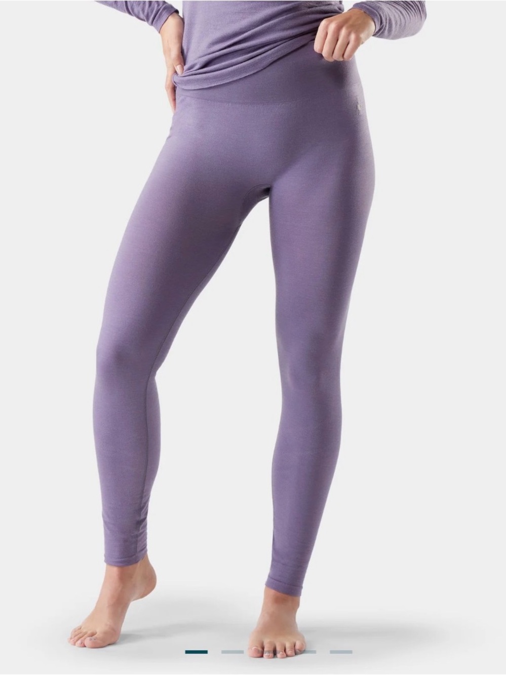 Smartwool Women's Intraknit™ All-Season Merino Base Layer Bottom — Purple Storm